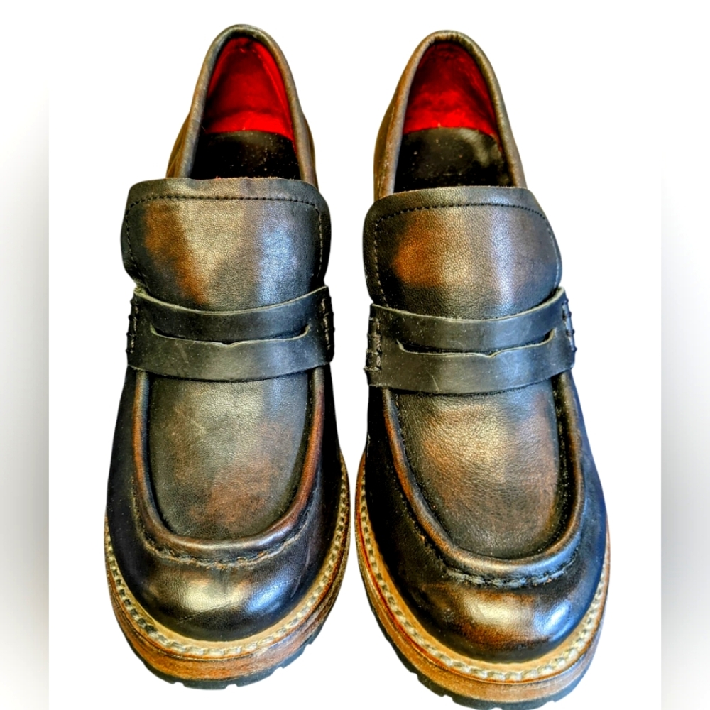 Freebird by Steven Black Distressed Leather Bristol Size 7